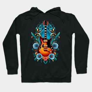 Electric guitar tattoo style 24 Hoodie